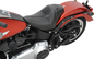 SADDLEMEN Dominator Solo Seat - Stitched - Black w/ Gray Stitching - FL/FX '06-'17 806-12-0042