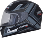 AFX FX-99 Helmet - Recurve - Matte Black/Gray - Large 0101-11138