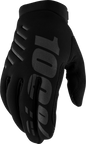 100% Women's Brisker Gloves - Black/Gray - Large 10005-00003