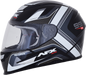 AFX FX-99 Helmet - Recurve - Black/White - Small 0101-11116
