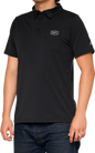 100% Corpo Polo Shirt - Black/Gray - Small 35019-057-10