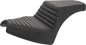 SADDLEMEN Step Up Seat - Front Tuck-n'-Roll/Rear Smooth - Black - Chief I21-04-171