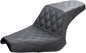 SADDLEMEN Step Up Seat - Full Lattice Stitch - Black Y13-16-175