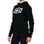 100% Women's Icon Hoodie - Black - Medium 20031-00001