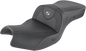 SADDLEMEN Heated Roadsofa Seat - Carbon Fiber - Without Backrest - Black - Indian I20-06-185HCT