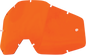 100% Accuri/Strata/Racecraft Lens - Orange 51001-006-02