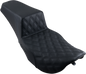 SADDLEMEN Step-Up Seat - Front Lattice Stitch - Black 897-06-172