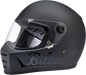 BILTWELL Lane Splitter Helmet - Flat Black Factory - Medium 1004-638-103