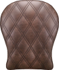 SADDLEMEN Detachable Pillion Pad - Lattice Stitched - Brown SA1027