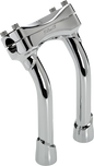BILTWELL Risers - Murdock - Oversized - Pullback - 8" - Chrome 6414-105-08