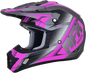 AFX FX-17 Helmet - Force - Frost Gray/Fuchsia - Large 0110-5211