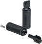BILTWELL Norman Passenger Foot Pegs - Black - Softail 7004-204-04