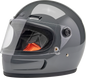 BILTWELL Gringo SV Helmet - Gloss Storm Gray - Small 1006-109-502