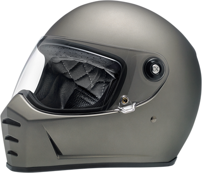 BILTWELL Lane Splitter Helmet - Flat Titanium - XS 1004-803-101