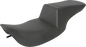 SADDLEMEN Step-Up Seat - Smooth - Black - FLH 897-06-194