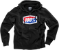100% Official Fleece Zip-Up Hoodie - Black - Medium 20032-00011