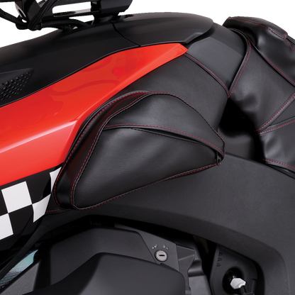 SHOW CHROME Tank Pouch - Dual H40-401RED