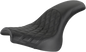 SADDLEMEN Profiler Seat - Front Lattice/Rear Smooth - Black - FXFB/S 818-28-149