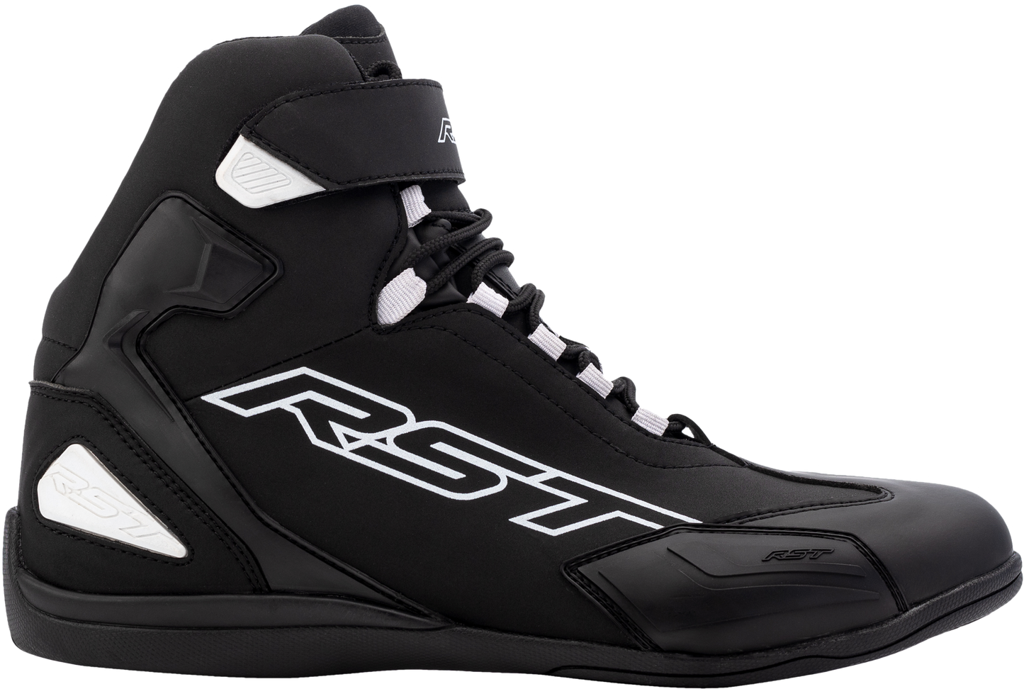 IN STOCK RST Sabre Moto Shoe Ce Boot Black / Black / White  Sz 11.5 556-3053045
