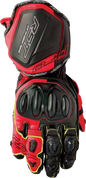 RST Pro Series Gp D3o Gloves Black/Flo Red Leather Sm 556-3715308