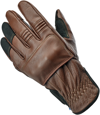 BILTWELL Belden Gloves - Chocolate/Black - Medium 1505-0201-303