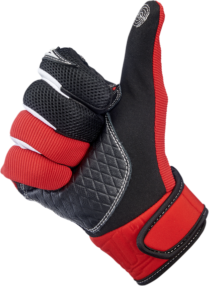 BILTWELL Baja Gloves - Red - XS 1508-0801-301
