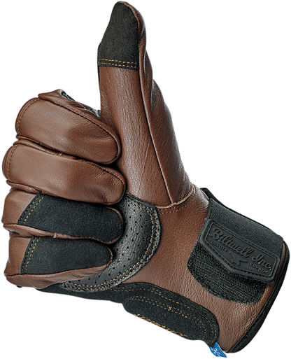 BILTWELL Belden Gloves - Chocolate/Black - Large 1505-0201-304