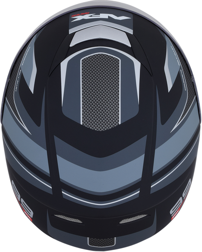 AFX FX-99 Helmet - Recurve - Matte Black/Gray - Small 0101-11136