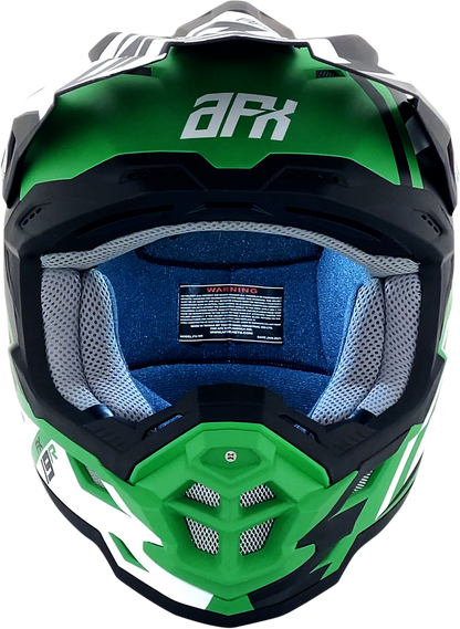 AFX FX-19R Helmet - Racing - Matte Green - XL 0110-7081