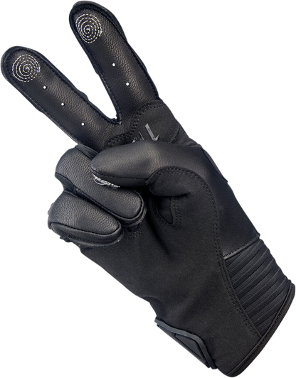 BILTWELL Bridgeport Gloves - Black Out - Medium 1509-0101-303