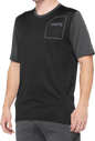 100% Ridecamp Jersey - Charcoal/Black - Medium 40027-00006