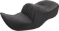 SADDLEMEN Seat - Roadsofa - Without Backrest - Full Lattice Stitch - Black H01-07-182