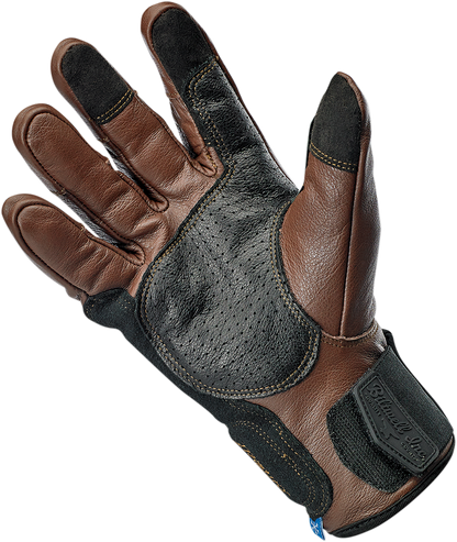 BILTWELL Belden Gloves - Chocolate/Black - Large 1505-0201-304