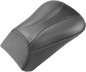 SADDLEMEN Dominator Pillion Pad - Standard Reach - Black w/ Gray Stitching 800-01-0162