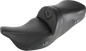SADDLEMEN Roadsofa Standard Reach Heated Seat - Without Backrest - Black/Black Stitching 808-07B-187HCT