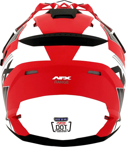 AFX FX-41 Helmet - Range - Matte Red - Large 0140-0068