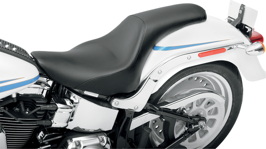 SADDLEMEN Seat - Profiler - Black - Smooth - FLSTF '07-'17 806-12-047