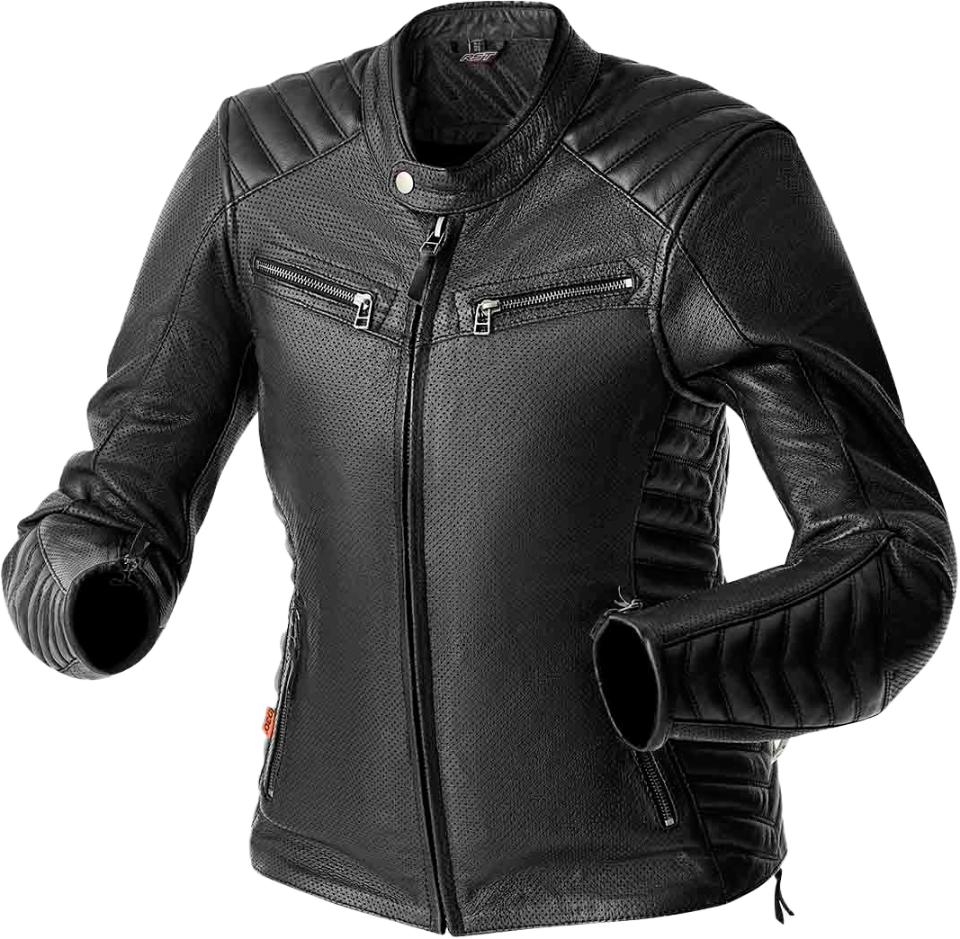 RST Womens Roadster Air D3o Jacket Black Leather 3xl 556-3644020