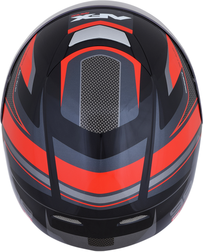 AFX FX-99 Helmet - Recurve - Black/Red - XL 0101-11114