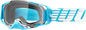 100% Armega Goggles - Oversized Sky - Clear 50004-00010