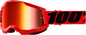 100% Strata 2 Goggles - Red - Red Mirror 50028-00004