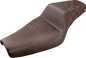 SADDLEMEN Step-Up Seat - Rear Lattice Stitch - Brown - XL 807-11-173BR