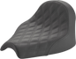 SADDLEMEN Seat - Renegade Solo - Lattice Stitched - Black I21-04-002LS