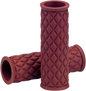 BILTWELL Grips - Alumicore - Replacement - Oxblood 6706-0301