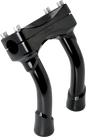 BILTWELL Risers - Murdock - Oversized - Pullback - 6" - Black 6414-201-06