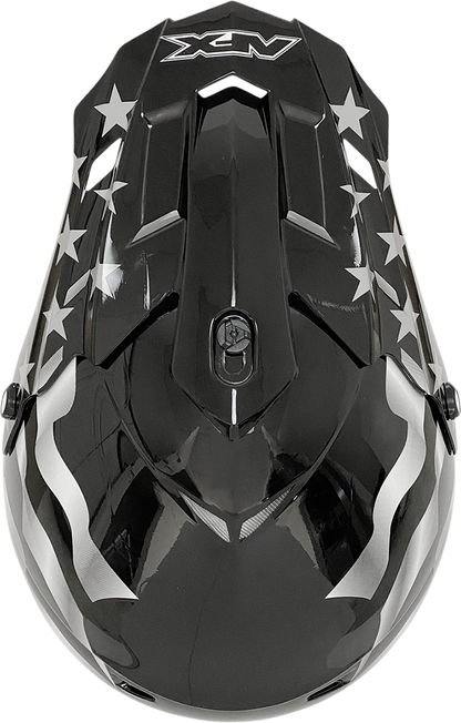 AFX FX-17 Helmet - Flag - Stealth - 2XL 0110-2367