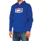 100% Official Fleece Zip-Up Hoodie - Royal - XL 20032-00023