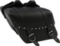 SADDLEMEN Highwayman Rivet Slant-Style Saddlebags - Medium X021-03-040