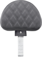 SADDLEMEN Driver's Backrest - Lattice Stitched - Black 11567LS