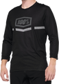 100% Airmatic 3/4 Sleeve Jersey - Black - Small 40018-00000